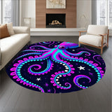 Celestial Octopus Tentacle Swirl with Cosmic Starfield Design(Pink)
