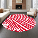 Cane Stripe Swirl with Peppermint Holiday Spiral(Red)