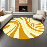 Abstract Wave Flow with Modern Artistic Expression(Brown)