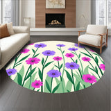 Blossom Field Welcoming Arch Doorway Floral Botanical Entrance(Purple)