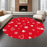 Festive Jolly Saint Nick Sleigh Parade Holiday(Red)