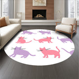 Charming Kitty Collection Stylish Featuring Elegant Whiskers(Pink)