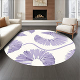 Abstract Brushstroke Watercolor Splash Contemporary Design(Purple)