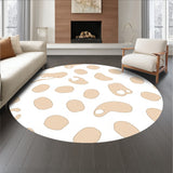 Abstract Animal Inspired Design with Pale Taupe Spots(Beige)