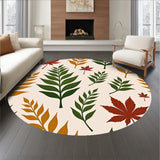 Botanical Harvest Medley with Fern and Maple Silhouettes(Ivory)