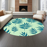 Tropical Botanical Foliage Lattice (Green)