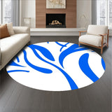 Serene Vapor Form Featuring Curved Shapes(Blue)