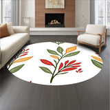 Amber Leaf Reverie with Painterly Woodland Petal Array(Green)