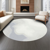 Swirled Gradient Tie Dye with Flowing Cloud Like Design (White)