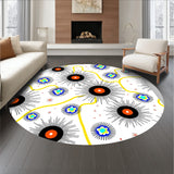 Meteor Shower Trail Design with Comet Tail Streaks (White)