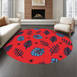 Enchanted Pinecone Evergreen Branch Elegant Tapestry(Red)