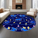 Twinkling Animal Gag Eccentric Seasonal Embellishment Fun Art(Blue)