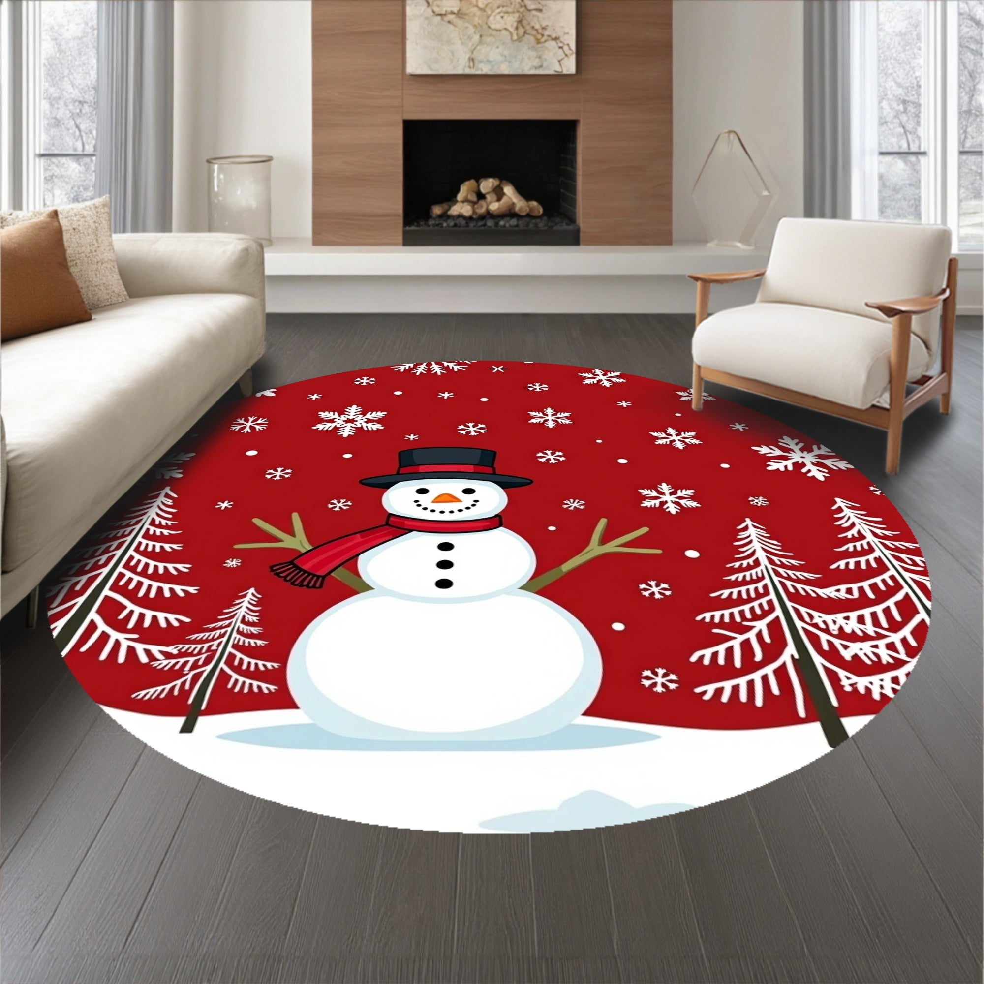 North Pole Festive Seasonal Decorative Accent(Red)