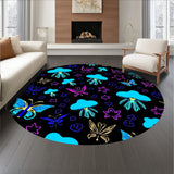 Celestial Fairyland Interlocking Mushrooms and Ethereal Bug (Blue)
