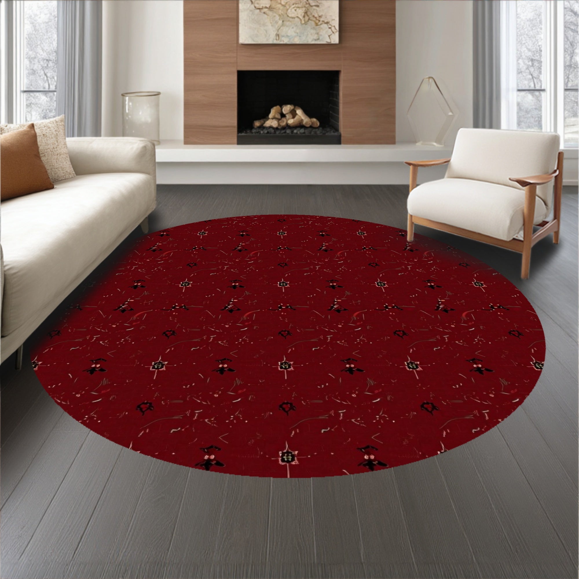 Celestial Constellation Stargazer Mystical Night Dream(Red)