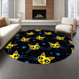 Mystical Cat Eyes Constellation Motif Glowing Accent(Yellow)