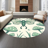 Celestial Moth with Mystical Toadstool Door(Beige)