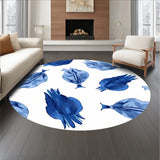 Abstract Watercolor Splash Artisan Brushstroke (Blue)