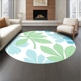 Botanical with Whispered Leaf Accents (Blue)