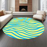 Tranquil Wave Deluxe Fluid Motion Graceful Curving (Yellow)