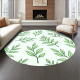 Botanical Leaf Print Decorative with Nature Inspired Artwork(Green)