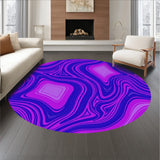 Dreamy Whirl Cosmic Plush Fashionable Stylish Trendy Interior Flair (Purple)