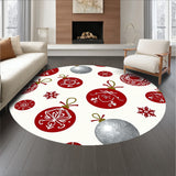 Christmas Ornament Medallion with Bauble Display(Red)