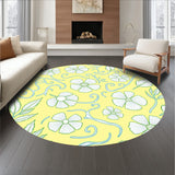 Enchanted Meadow Floral Abstract Luxurious Comfort (Yellow)