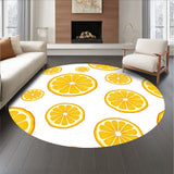 Fresh Citrus Zest Botanical Art Decorative Anti Fatigue(Yellow)