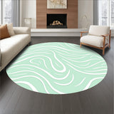 Abstract Wave Ripple with Art Nouveau Influence(Green)