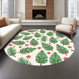 Festive Pine Bough with Holly Berry Motifs Decorative(Green)
