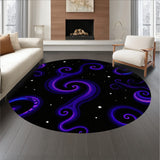 Mystical Swirl Night Sky Artistry(Black)