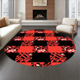 Traditional Gingham Design with Seasonal Embellishments Pathway(Red)