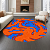 Celestial Swirl Mystical Nebula Dream Vision Tapestry(Orange)