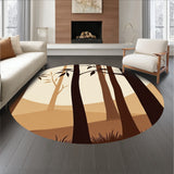 Forest Contemporary Design(Brown)
