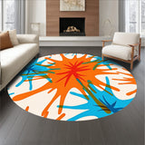 Porto Abstract Watercolor Splash Mediterranean Artistic Flow(Orange)