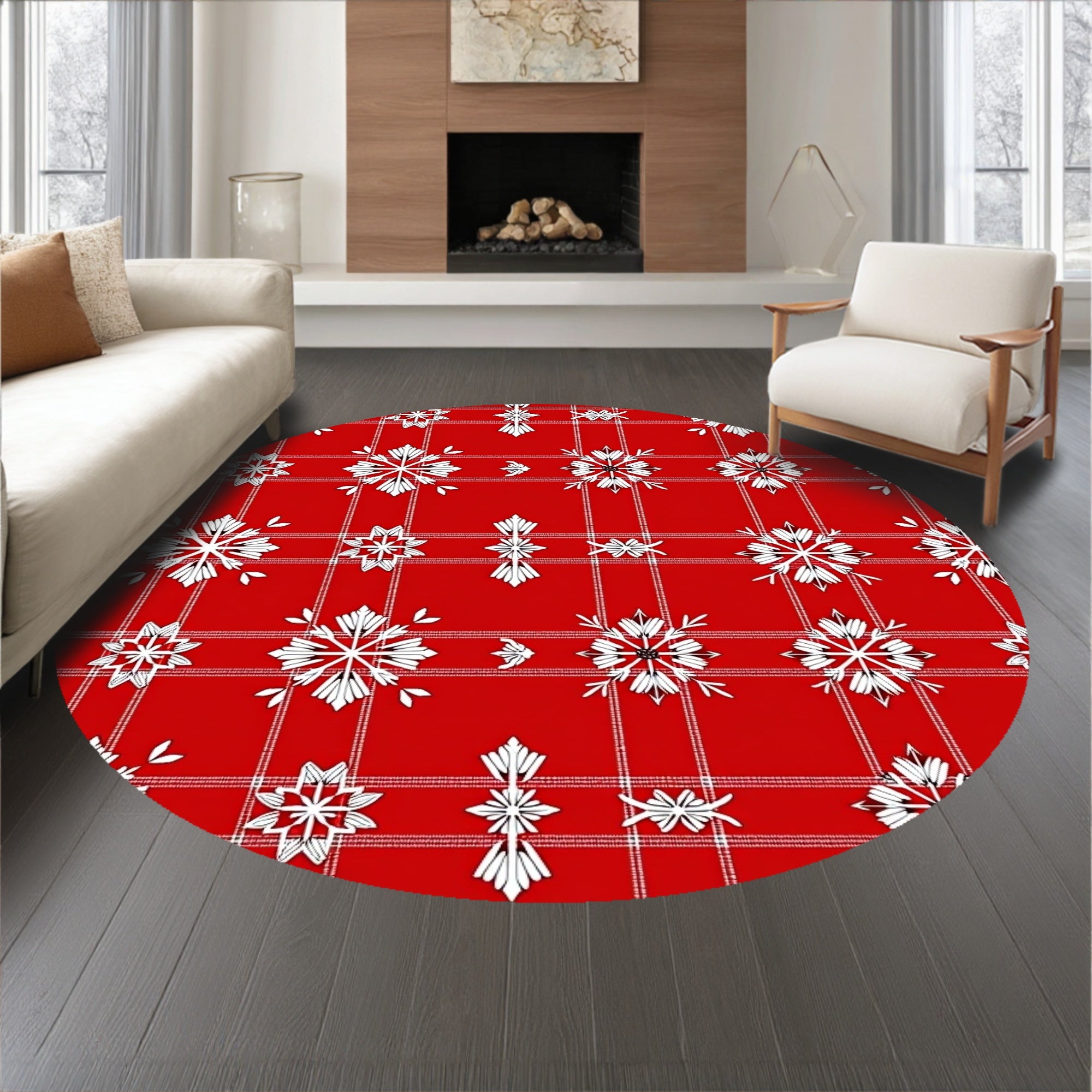Joyful Tartan Crystal Wonderland(Red)