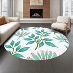 Elegant Verdant Bouquet Sophisticated Natural Artistry (Blue) - ODIKA