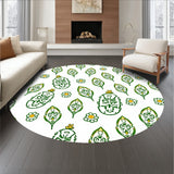 Paisley Cascade with Traditional Teardrop Motif Arrangement (Green)