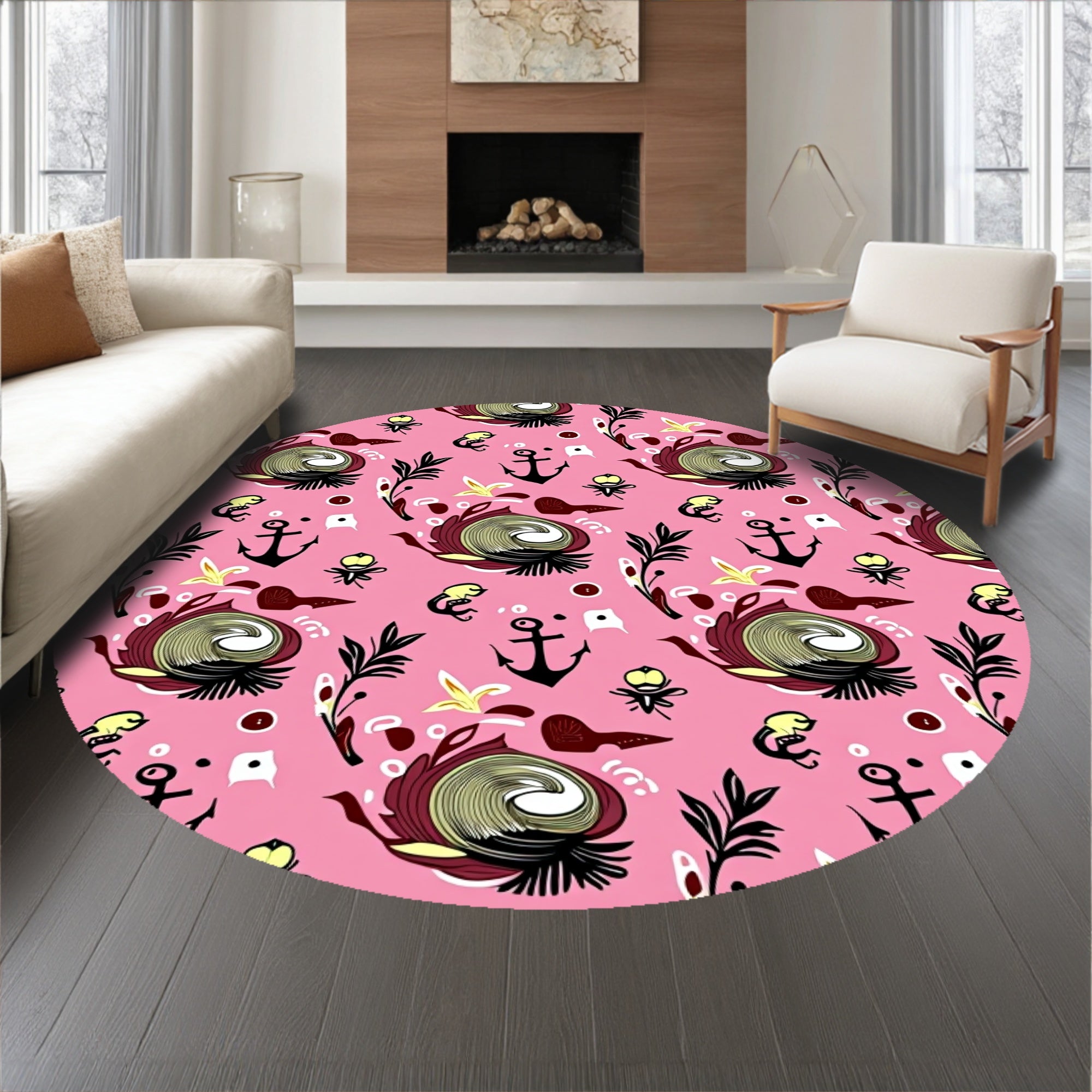 Marine Holiday Splendor Anti Slip Decorative(Pink)
