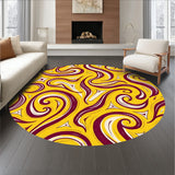 Vintage Abstract Swirl Enchanting Distinctive Heritage Treasure (Yellow)