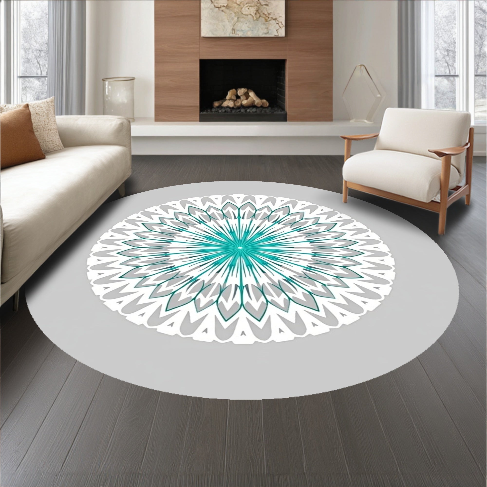 Frosty Bloom Ornamental Accent(Gray)