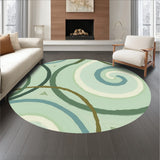 Nature Inspired Abstract Fluid Artisan Crafted(Green)