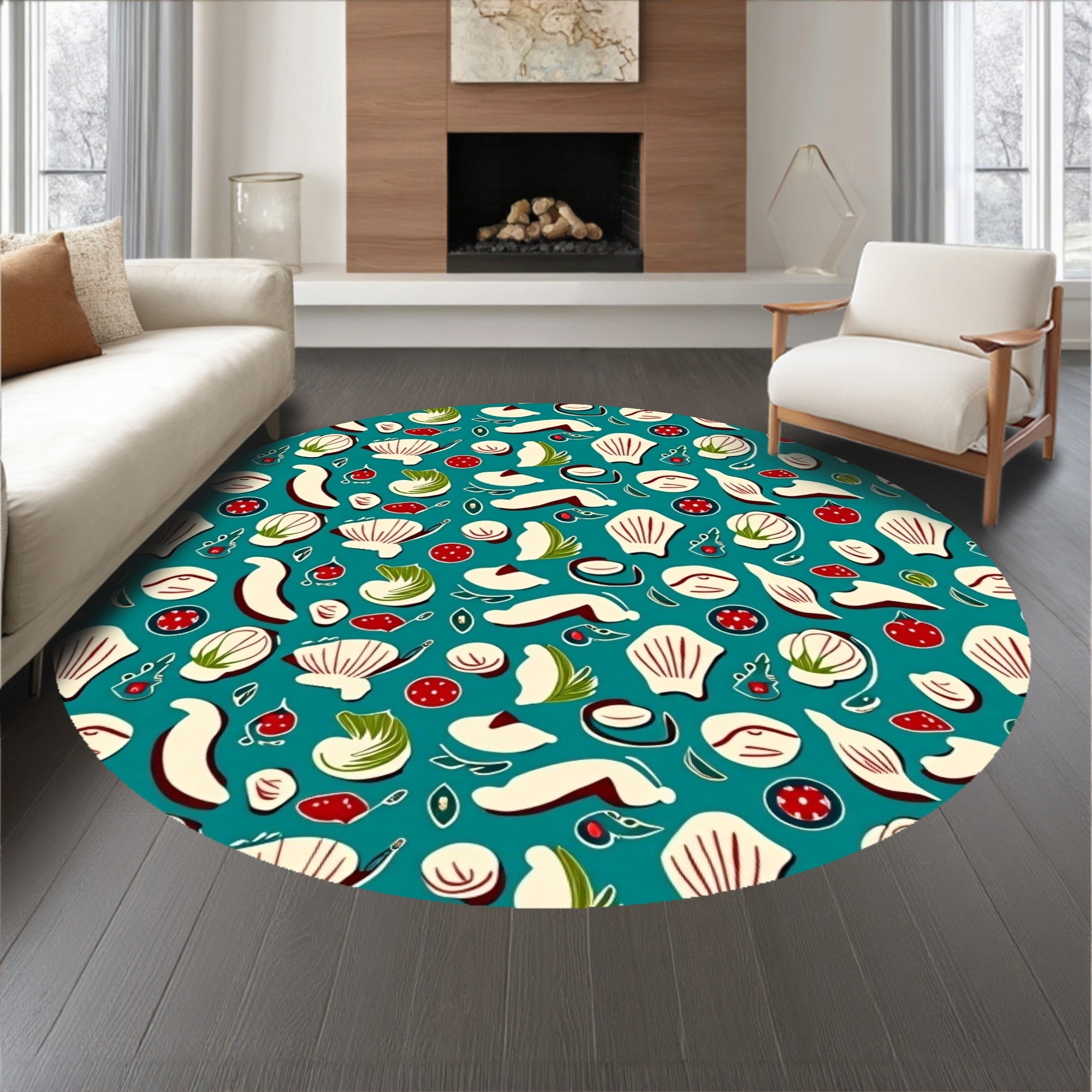 Oceanfront Nautical Treasure Arrangement Celebration Display(Teal)