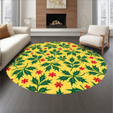 Holly Berry Vine with Traditional Festive Botanical Design(Yellow)