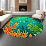 Tropical Lagoon Treasure Sealife Panorama Exotic(Teal)