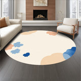 Abstract Watercolor Splash Design Throw with Artistic Brushstroke(Beige)