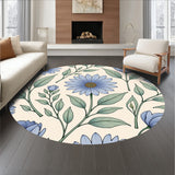 Botanical Tapestry Design with Garden Charm(Beige)