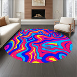 Cascade Rippled Mosaic with Whimsical Flowing (Pink)