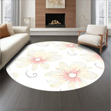 Enchanted Cloudburst Dream with Swirling Petal Motifs(Ivory)